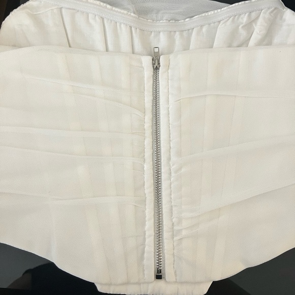 NEW Chiffon Boned Strapless Angled Corset Top - Picture 11 of 12